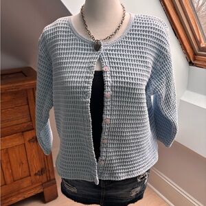 Lakewear Waffle Knit Cardigan 🤍